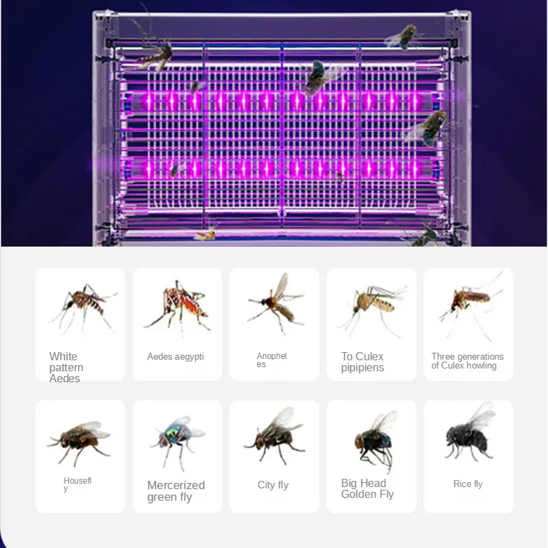 110V/220V LED Mosquito Killer Lamp LED Light Insect Killer 20W 40W Energy Saving Anti Mosquito Lamp Electric Shock Repellent
110V/220V LED Mosquito Killer Lamp LED Light Insect Killer 20W 40W Energy Saving Anti Mosquito Lamp Electric Shock Repellent