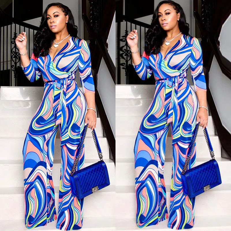 Donsignet Fashion Women's Jumpsuit New Summer Casual Hot Sale V-neck Pullover Striped Irregular Bandage Wide-leg Jumpsuit Women
Donsignet Fashion Women's Jumpsuit New Summer Casual Hot Sale V-neck Pullover Striped Irregular Bandage Wide-leg Jumpsuit Women
