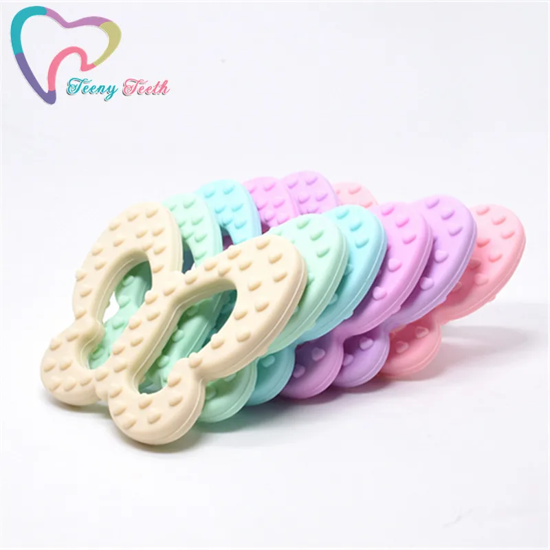 5 PCS Silicone Butterfly Baby Teether DIY Baby Shower Gift Accessories Rattles Pendants Nursing Necklace Charms Toy Pendants
5 PCS Silicone Butterfly Baby Teether DIY Baby Shower Gift Accessories Rattles Pendants Nursing Necklace Charms Toy Pendants