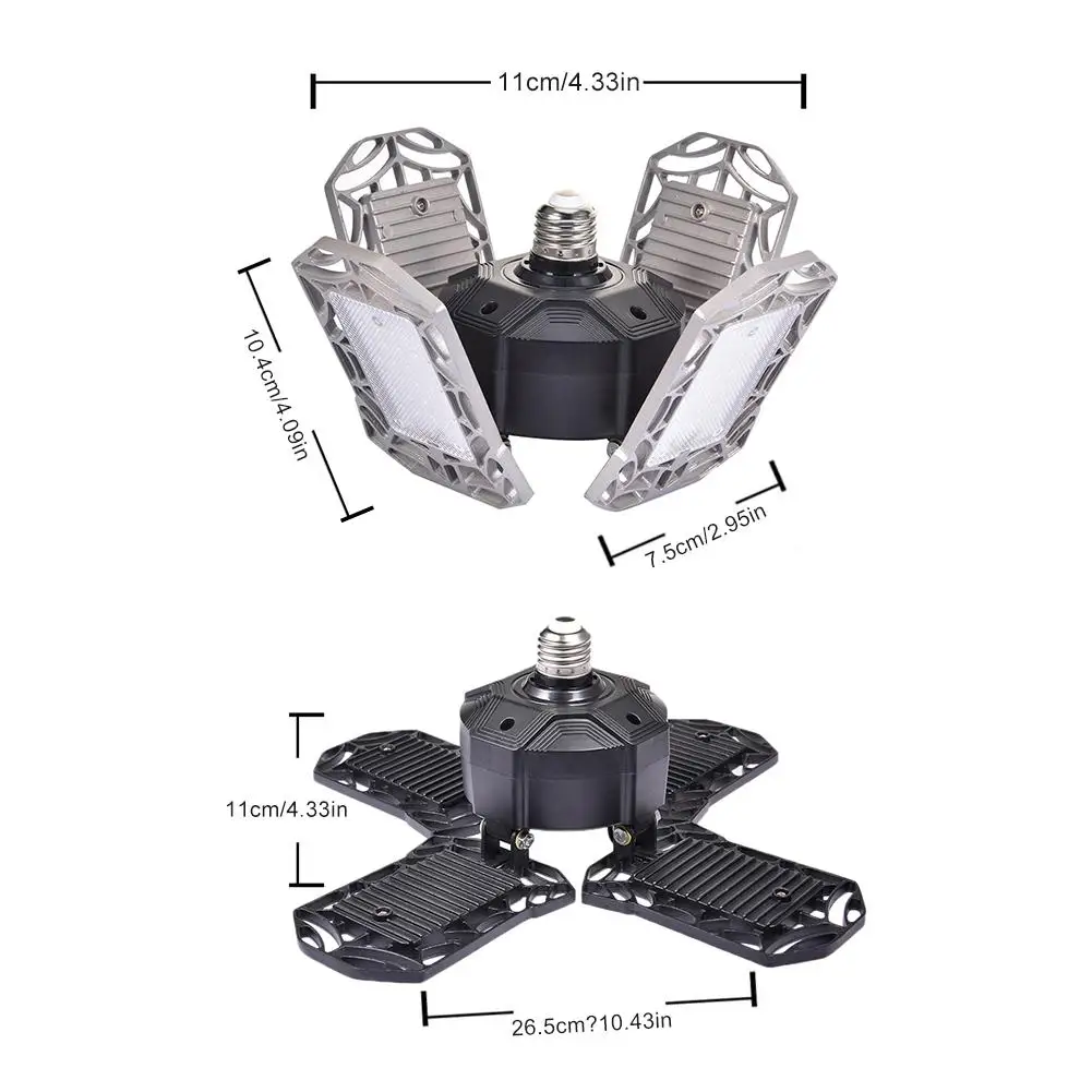 Garage Light Folding Portable High Bay Light For Home Parking Lot Warehouse 80W Cool White
Garage Light Folding Portable High Bay Light For Home Parking Lot Warehouse 80W Cool White
