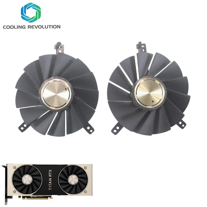 

DAPA0815B2UP005 DAPA0815B2UP006 12V 0.6A 85mm GPU Fan For NVIDIA GeForce RTX TITAN 2080 Ti Graphics Card Cooling Fan