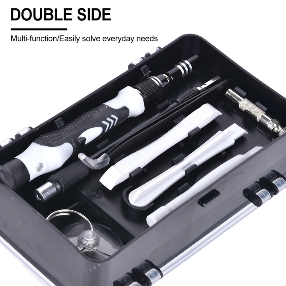 115 in 1 Screwdriver Set of Screw Driver Bit Set Multi-function Precision Mobile Phone Repair Device Hand Tools Torx Hex Black
115 in 1 Screwdriver Set of Screw Driver Bit Set Multi-function Precision Mobile Phone Repair Device Hand Tools Torx Hex Black