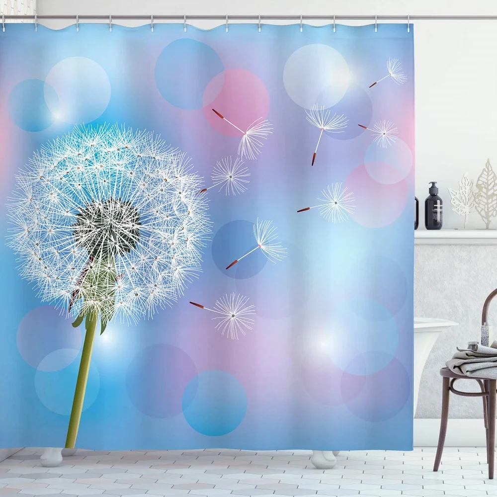 Dandelion Shower Curtains Natural Flower with Wind Blowing Gardening Plants Bath Curtains Bathroom Home Decor Waterproof Screens
Dandelion Shower Curtains Natural Flower with Wind Blowing Gardening Plants Bath Curtains Bathroom Home Decor Waterproof Screens