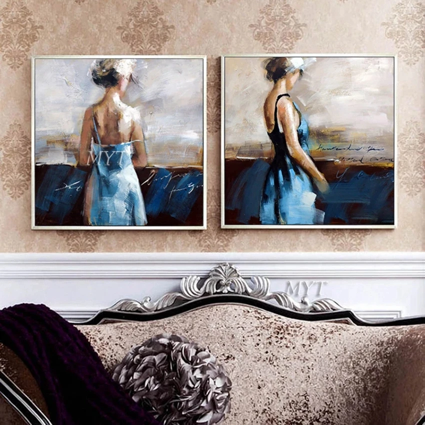 Beautiful Girl Portrait Art Hand-painted Women Photo Oil Painting Modern Bedroom Decoration Picture Canvas Wall Art No frame
Beautiful Girl Portrait Art Hand-painted Women Photo Oil Painting Modern Bedroom Decoration Picture Canvas Wall Art No frame