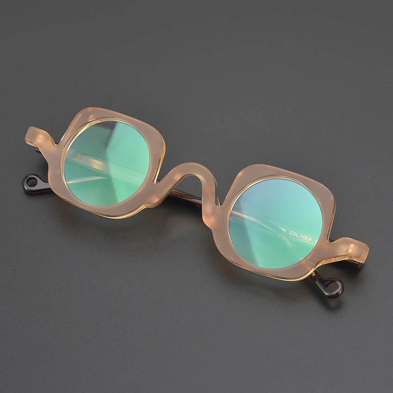 Мужская и женская круглая оправа для очков, винтажная ацетатная оправа для диоптрийных очков, по рецепту, маленькая оправа для очков
Мужская и женская круглая оправа для очков, винтажная ацетатная оправа для диоптрийных очков, по рецепту, маленькая оправа для очков