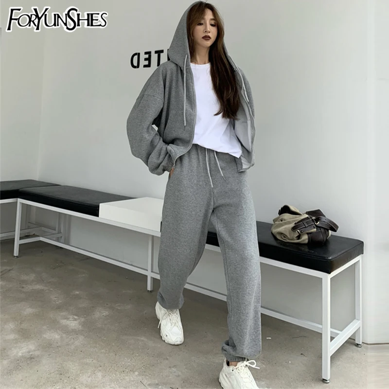 Two Piece Set Women Oversized Tracksuit Suit Hoodies Tops Casual Sweatshirts Zipper Jeack Coat Jogging Pant Suits Sweatpants New
Two Piece Set Women Oversized Tracksuit Suit Hoodies Tops Casual Sweatshirts Zipper Jeack Coat Jogging Pant Suits Sweatpants New