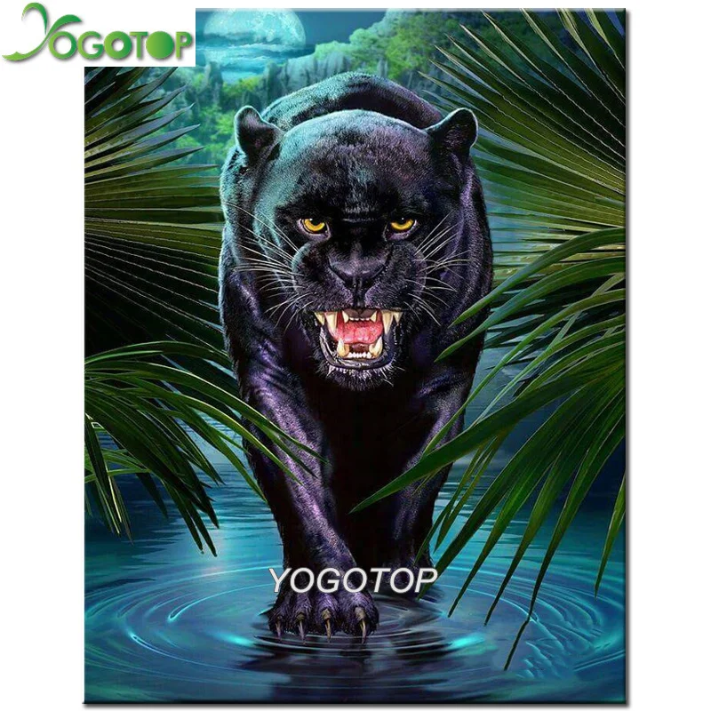 5D DIY Diamond Embroidery Full Display Mosaic Animal Black panther Diamond Painting Square Round Rhinestones Decor Art YY2553
5D DIY Diamond Embroidery Full Display Mosaic Animal Black panther Diamond Painting Square Round Rhinestones Decor Art YY2553