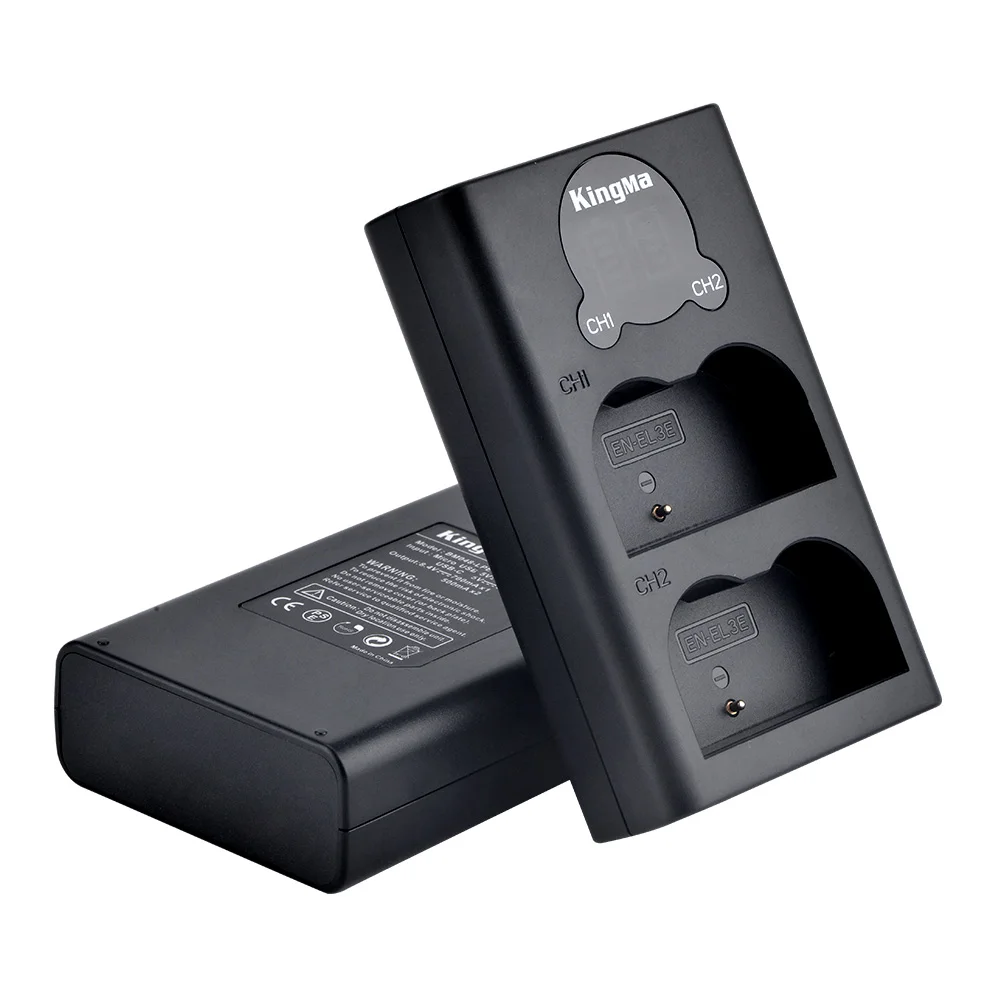 KingMa EN-EL3e EN-EL3E Battery Charger LCD USB Dual Charger For Nikon D50 D70 D80 D90 D70S D80S D90s D100 D200 D300 D300S D700
KingMa EN-EL3e EN-EL3E Battery Charger LCD USB Dual Charger For Nikon D50 D70 D80 D90 D70S D80S D90s D100 D200 D300 D300S D700