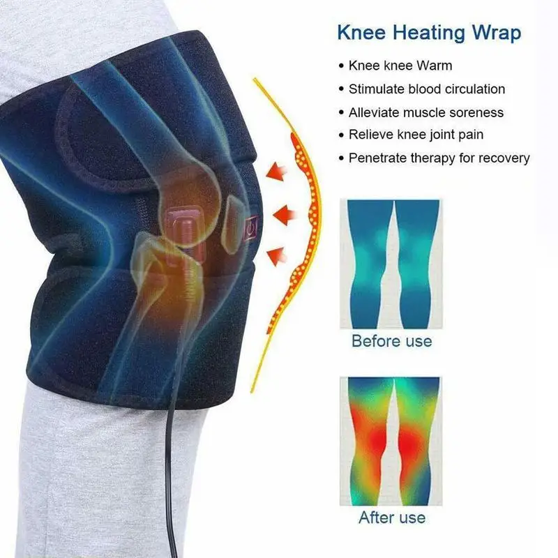 Arthritis Knee Support Brace Infrared Heating Knee Therapy Joint Massager for Relieve Knee Pads Pain Rehabilitation Knee Tools
Arthritis Knee Support Brace Infrared Heating Knee Therapy Joint Massager for Relieve Knee Pads Pain Rehabilitation Knee Tools