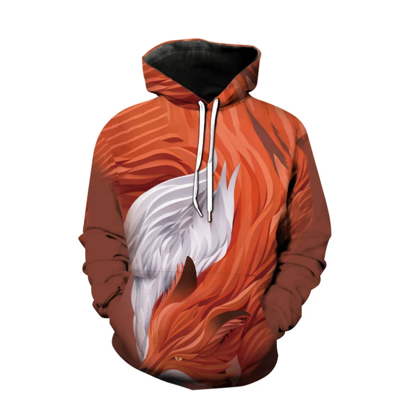 3D Printed Animal Pattern Fox Cat Men's and Women's Street Leisure Sports Hoodie Spring and Autumn Pullover
3D Printed Animal Pattern Fox Cat Men's and Women's Street Leisure Sports Hoodie Spring and Autumn Pullover