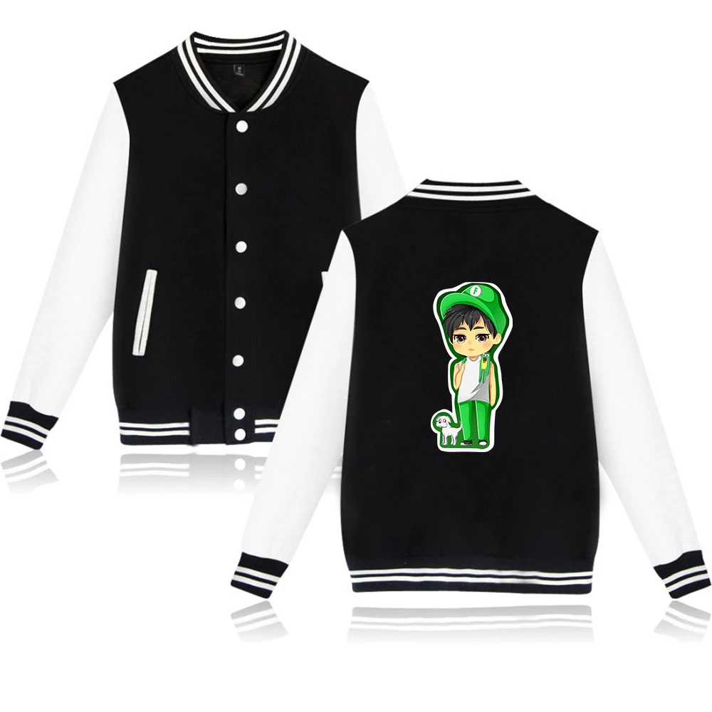 Fernanfloo Fashion Prints Baseball Jackets Women/Men Long Sleeve Jacket 2020 Hot Sale Casual Streetwear Clothes
Fernanfloo Fashion Prints Baseball Jackets Women/Men Long Sleeve Jacket 2020 Hot Sale Casual Streetwear Clothes