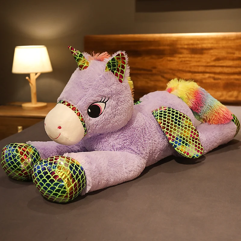 Giant Size 90cm New Lovely Cartoon Unicorn Plush Toys Soft Stuffed Plush House warming Party Hold Pillow Sleeping Kids Doll 
Giant Size 90cm New Lovely Cartoon Unicorn Plush Toys Soft Stuffed Plush House warming Party Hold Pillow Sleeping Kids Doll