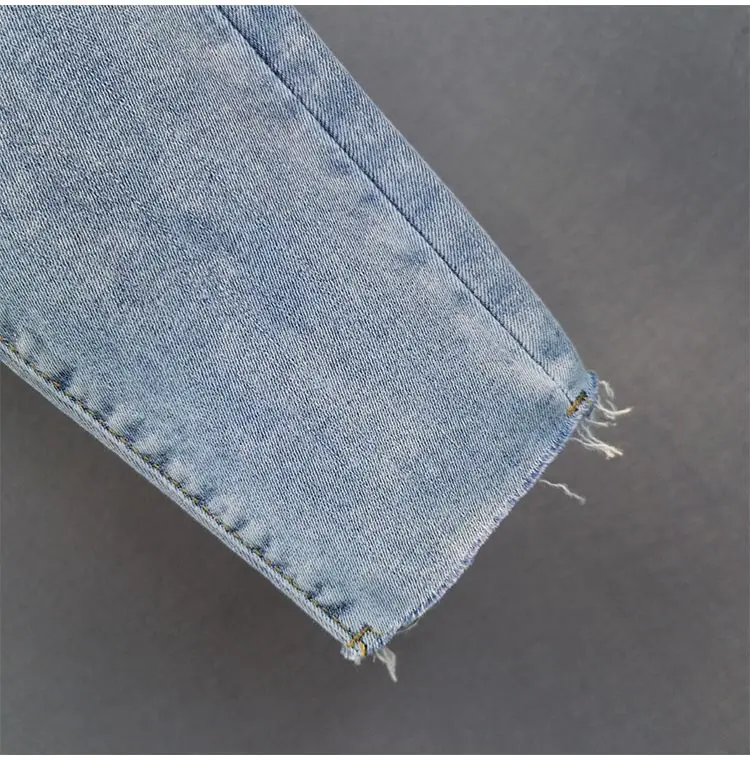 Light Blue Jeans Women 2021 Spring/Summer New Cotton Elastic High Waist Slim Fit Slimming European Hot Rhinestone Pencil Pants
Light Blue Jeans Women 2021 Spring/Summer New Cotton Elastic High Waist Slim Fit Slimming European Hot Rhinestone Pencil Pants