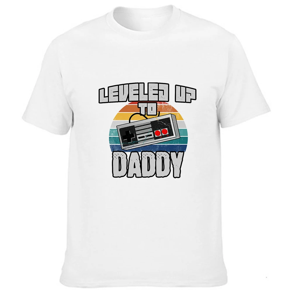 Мужская футболка с выравниванием для папы забавная видеоигра День отца