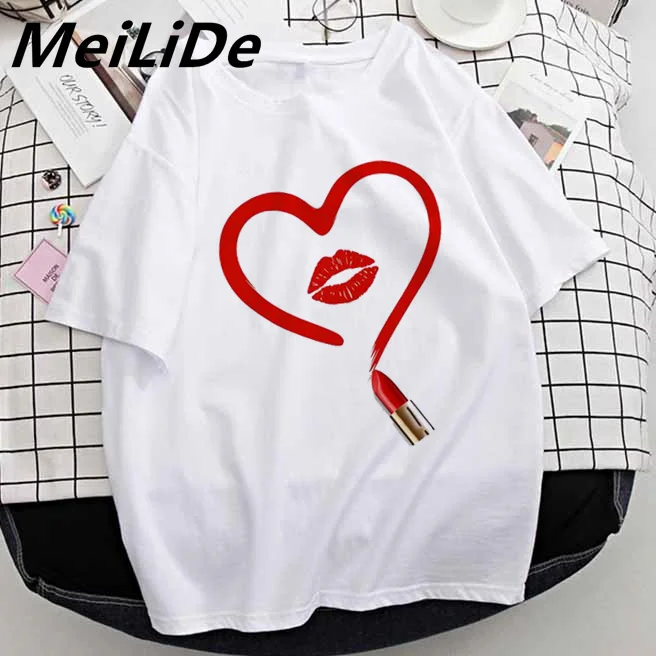 Sexy Lip Cute 90s Women T-shirt Fashion Cartoon Love Short Sleeve Tops Summer Lady Print Graphic Female Tshirts Clothes Dropship
Sexy Lip Cute 90s Women T-shirt Fashion Cartoon Love Short Sleeve Tops Summer Lady Print Graphic Female Tshirts Clothes Dropship