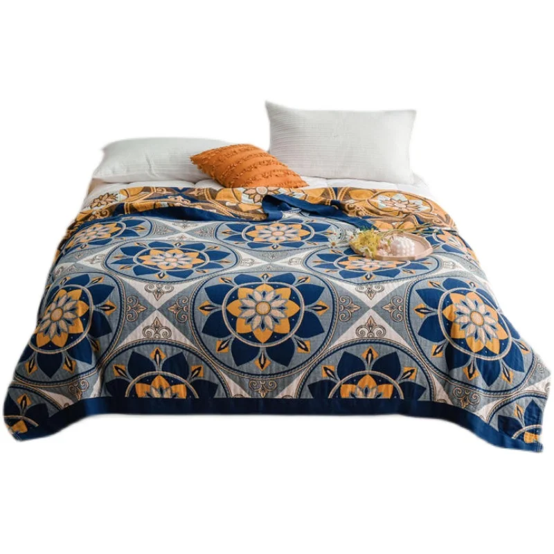 Four-layer Washed Gauze Towel Blanket Four Seasons Blanket 2x2.3 Bohemian Ethnic Style Living Room Sofa Cover Blanket Homestay
Four-layer Washed Gauze Towel Blanket Four Seasons Blanket 2x2.3 Bohemian Ethnic Style Living Room Sofa Cover Blanket Homestay