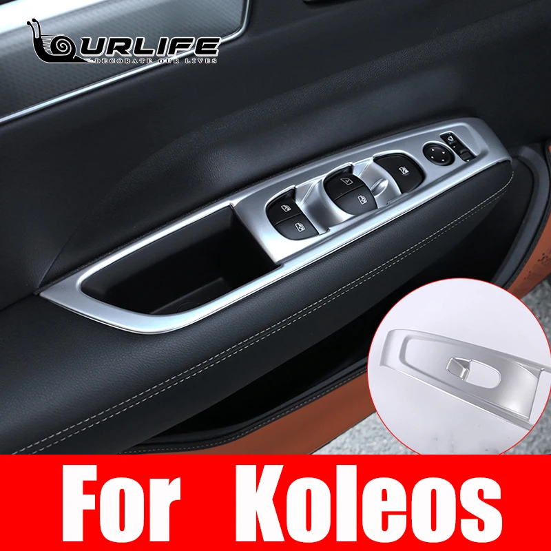 Interior ABS Car Door Window Switch Lift Panel Trim Cover For Renault Koleos 2017 2018 2019 2020 2021 For Samsung QM6 LHD
Interior ABS Car Door Window Switch Lift Panel Trim Cover For Renault Koleos 2017 2018 2019 2020 2021 For Samsung QM6 LHD