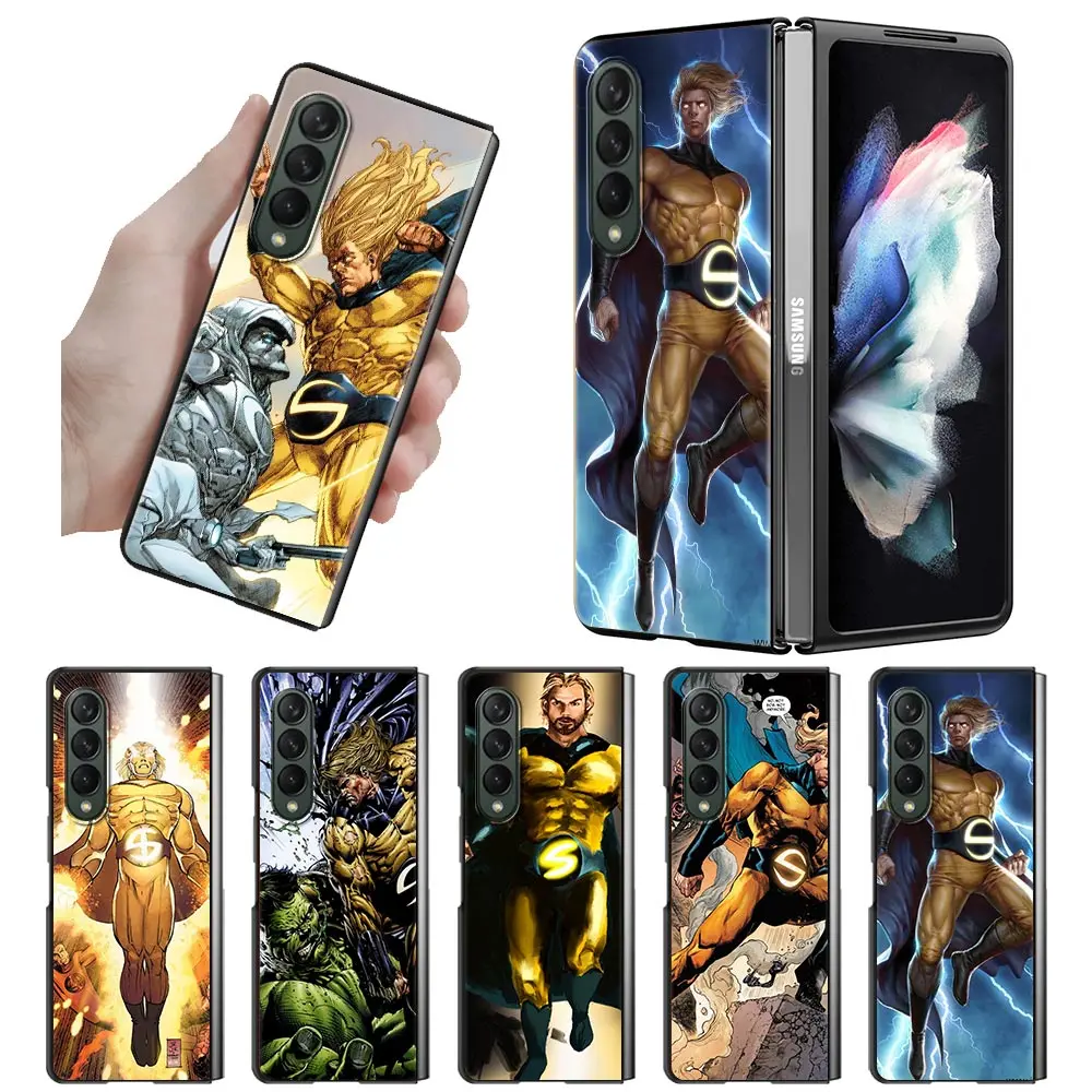 Marvel Sentry Phone Case for Samsung Galaxy Z Fold3 Full Protection Luxury Hard PC Cover for Z Fold 3 Anti-fall Coque Shell Bag
Marvel Sentry Phone Case for Samsung Galaxy Z Fold3 Full Protection Luxury Hard PC Cover for Z Fold 3 Anti-fall Coque Shell Bag