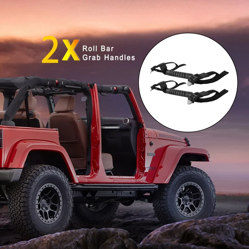2pcs Car Grab Handle For JK YJ TJ 1987-2 For JK YJ TJ 1987-2016 Rugged Ridge Rear Side Car Grab Handle Bar Roll Grips Holder
2pcs Car Grab Handle For JK YJ TJ 1987-2 For JK YJ TJ 1987-2016 Rugged Ridge Rear Side Car Grab Handle Bar Roll Grips Holder