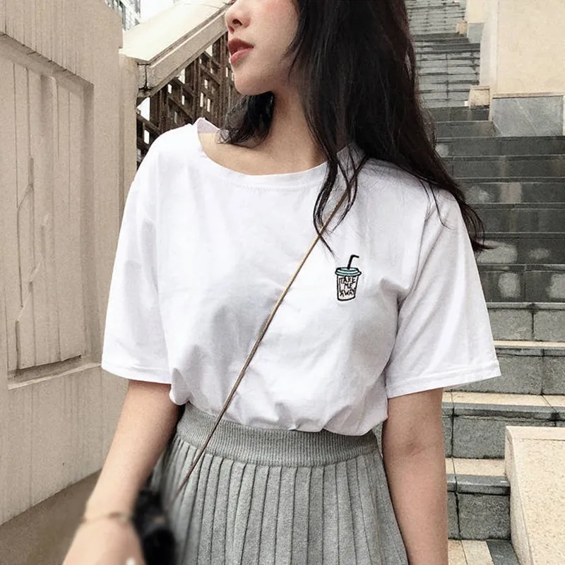 O 2020 Ladies Summer Loose T-shirt Versatile Simple Solid Color Short-Sleeved Tops
O 2020 Ladies Summer Loose T-shirt Versatile Simple Solid Color Short-Sleeved Tops