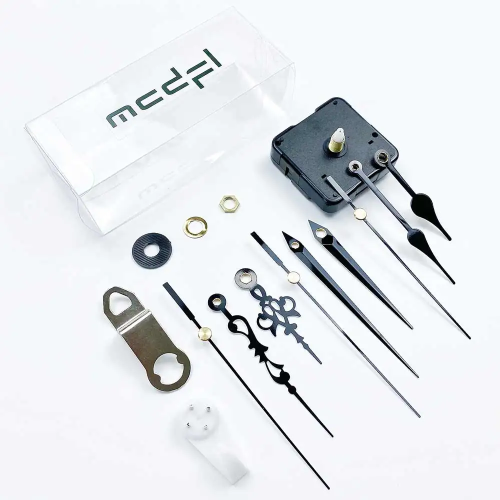 MCDFL Clock Mechanism Silent Quartz Movement Wall Horloge Hands Set Clockwork Table Klok Long Shaft DIY Kit Watch Repair Parts 
MCDFL Clock Mechanism Silent Quartz Movement Wall Horloge Hands Set Clockwork Table Klok Long Shaft DIY Kit Watch Repair Parts