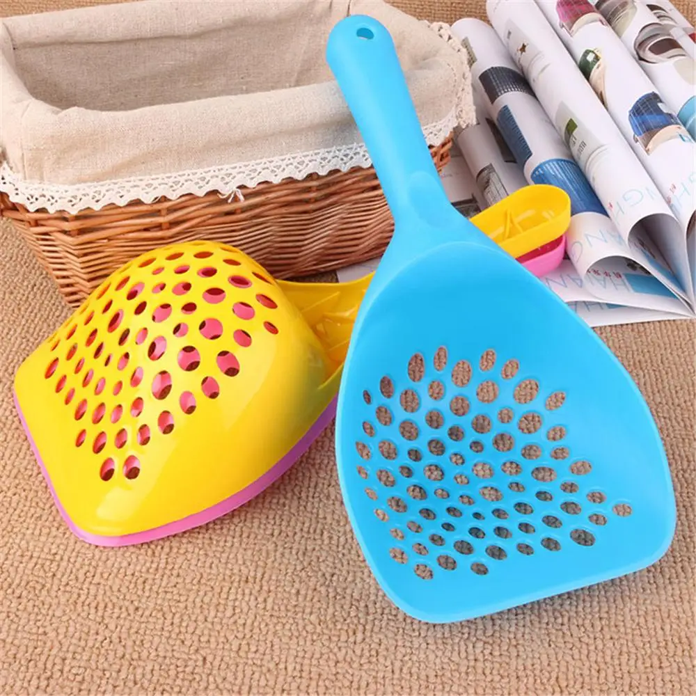 

Cat Litter Shovel Useful Pet Cleanning Tool Plastic Scoop Cats Sand Cleaning Products Toilet For Dog Food Spoons Pet Supplies
