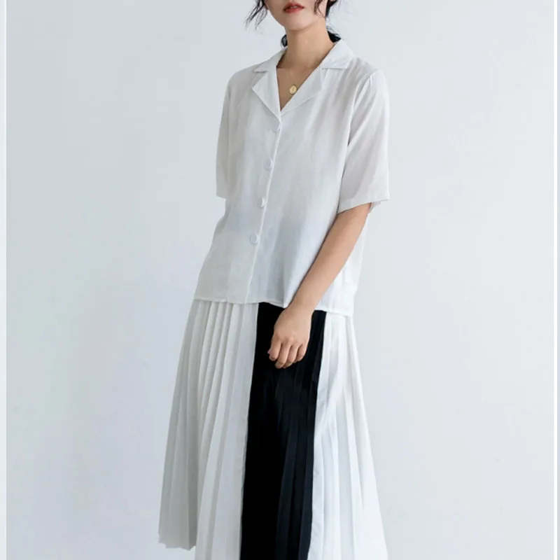 Женская винтажная короткая блузка белая однотонная Повседневная Элегантная на