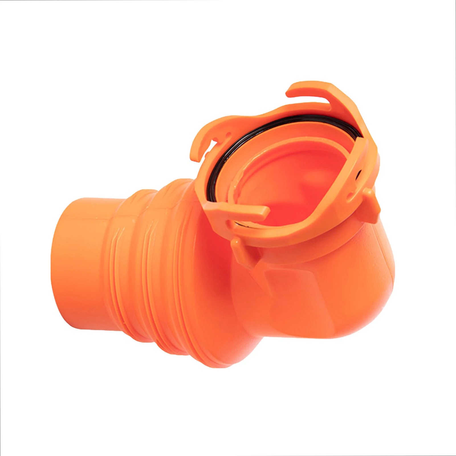 90 Degree RV Sewer Hose Swivel Elbow Fitting Adapter for 3" 3-1/2" 4" Pipe Threads Orange for use at any campground or RV site
90 Degree RV Sewer Hose Swivel Elbow Fitting Adapter for 3" 3-1/2" 4" Pipe Threads Orange for use at any campground or RV site