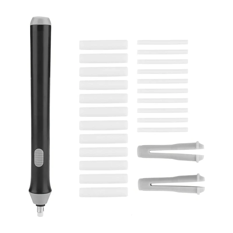 Electric Eraser Battery-Powered Automatic Eraser Kit with 22 Erasers for Painting Sketching and Art Pencils
Electric Eraser Battery-Powered Automatic Eraser Kit with 22 Erasers for Painting Sketching and Art Pencils