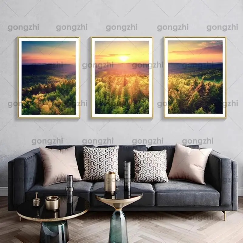 Autumn Forest Landscape Canvas Painting Sunrise Art Poster Nordic Painting and Printmaking Home Decor Bedroom Mural Frameless
Autumn Forest Landscape Canvas Painting Sunrise Art Poster Nordic Painting and Printmaking Home Decor Bedroom Mural Frameless