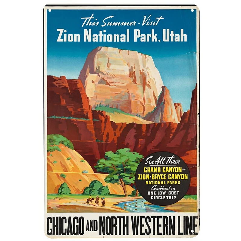 Zion National Park printed Metal Signs Retro Tin Signs Funny Poster Decor for Bar Pub Club Decoration for Living Room Home
Zion National Park printed Metal Signs Retro Tin Signs Funny Poster Decor for Bar Pub Club Decoration for Living Room Home