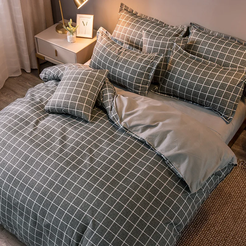 New Arrival Classical 3-6pcs/set Bed Linings Cheap And Comfortable Quilt Cover Pillowcase Cover Bed Concise Style Bedding Set
New Arrival Classical 3-6pcs/set Bed Linings Cheap And Comfortable Quilt Cover Pillowcase Cover Bed Concise Style Bedding Set