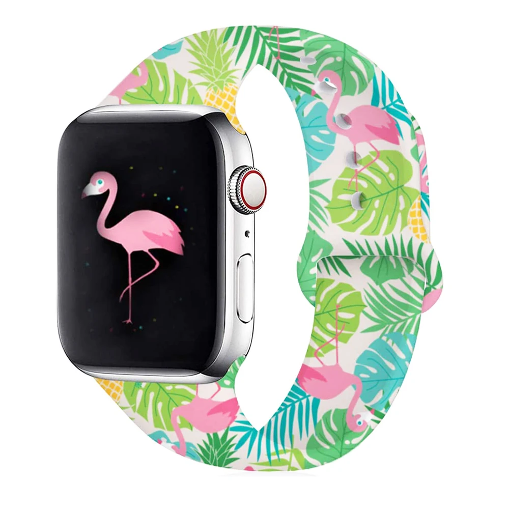 Silicone Strap Band for Apple Watch 40mm 44mm 38mm 42mm Sport Double Side Printed Bracelet Band for iwatch series 6 SE 5 4 3 2 1
Silicone Strap Band for Apple Watch 40mm 44mm 38mm 42mm Sport Double Side Printed Bracelet Band for iwatch series 6 SE 5 4 3 2 1