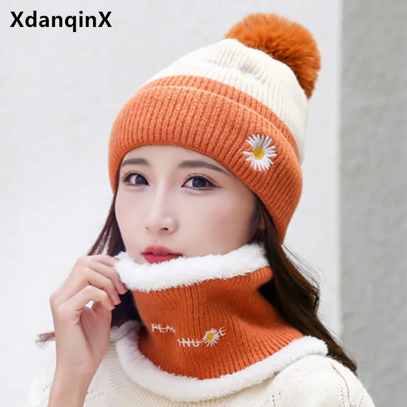 Winter Women's Warm Beanie Plus Velvet Thick Cold Proof Earmuffs Cap With Scarf Ear Protection Knitted Woolen Ski Hat Multicolor 
Winter Women's Warm Beanie Plus Velvet Thick Cold Proof Earmuffs Cap With Scarf Ear Protection Knitted Woolen Ski Hat Multicolor