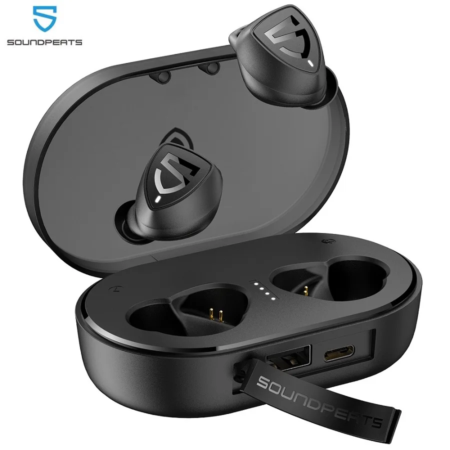 SoundPEATS TWS Bluetooth 5.0 True Wireless Stereo Earbuds Trueshift 2 in-Ear Wireless Earphones IPX7 Waterproof Type C Headset
SoundPEATS TWS Bluetooth 5.0 True Wireless Stereo Earbuds Trueshift 2 in-Ear Wireless Earphones IPX7 Waterproof Type C Headset