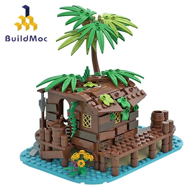Buildmoc Ideas Pirate Shed For 21322 Barracuda Bay Extension Sets MOC-49016 Beach Hut Pirate Theme Series Building Blocks Toys
Buildmoc Ideas Pirate Shed For 21322 Barracuda Bay Extension Sets MOC-49016 Beach Hut Pirate Theme Series Building Blocks Toys