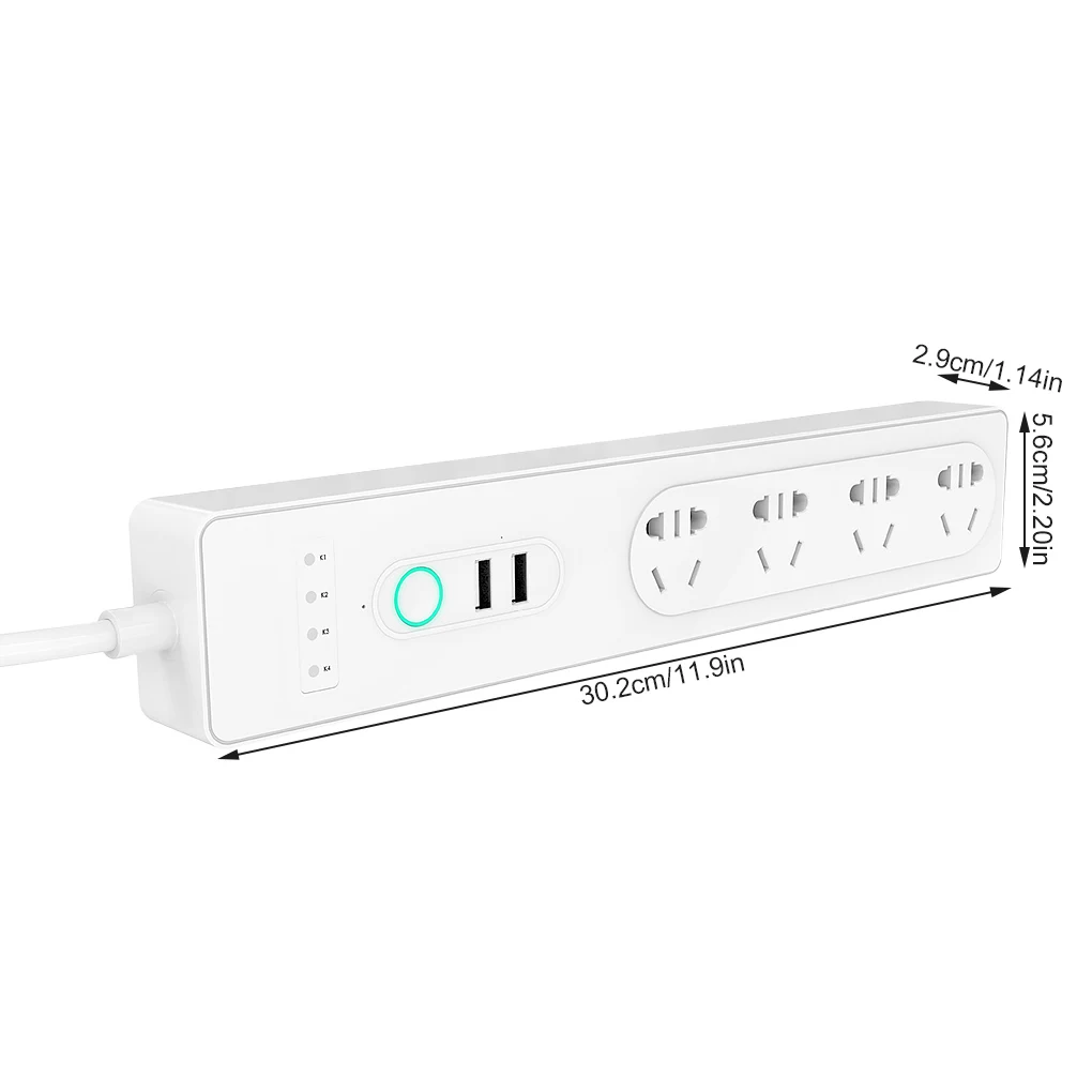WIFI Socket Smart Dual USB Charging Phone Remote Control Power Strip for Office Home US Plug
WIFI Socket Smart Dual USB Charging Phone Remote Control Power Strip for Office Home US Plug