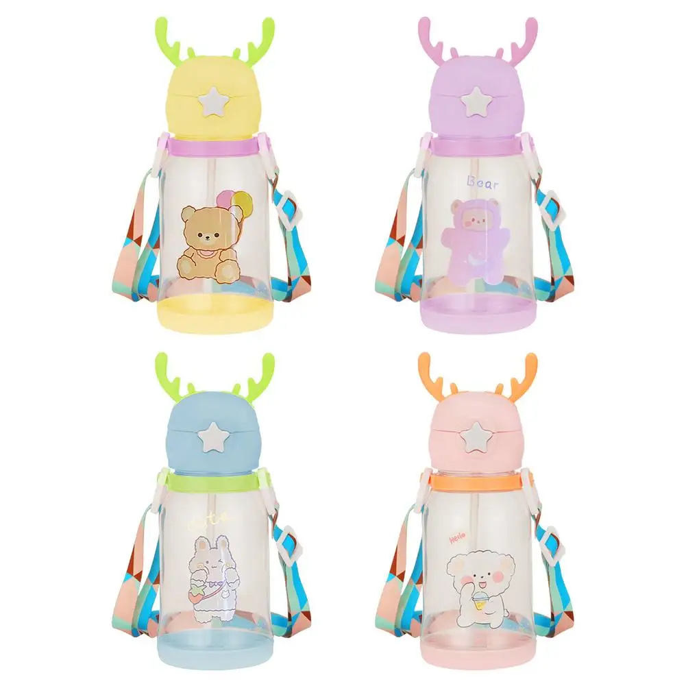 Kids Cartoon Water Cup Children's Large-Capacity Antler Straw Cup Portable Children's Cups Leakproof Water Bottles Outdoor
Kids Cartoon Water Cup Children's Large-Capacity Antler Straw Cup Portable Children's Cups Leakproof Water Bottles Outdoor
