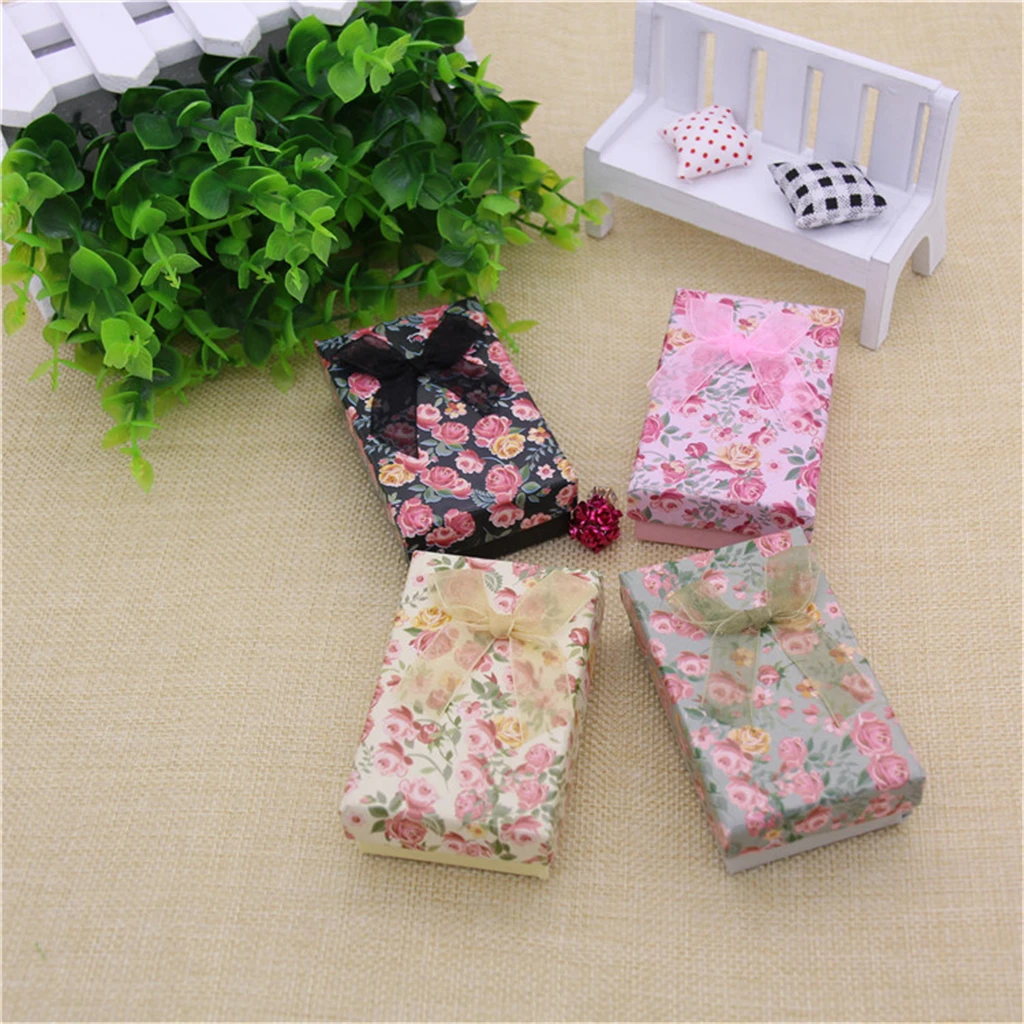 24pcs Elegant Rose Flower Cardboard Jewelry Gift Box with Cute Ribbon Bow
24pcs Elegant Rose Flower Cardboard Jewelry Gift Box with Cute Ribbon Bow