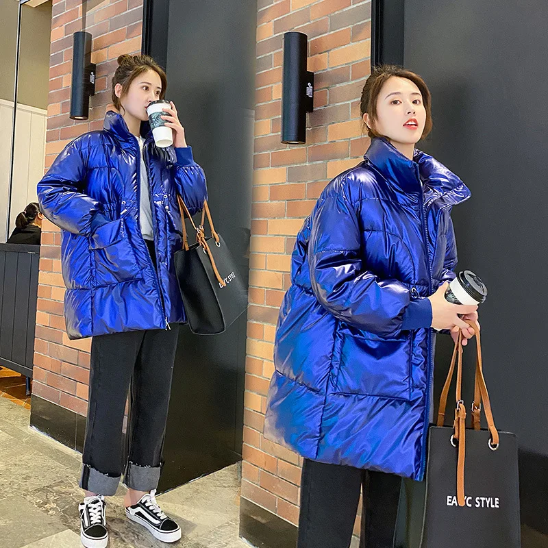 Down Jacket Women Autumn Winter loose bright face stand collar small Pu padded jacket waist drawstring jacket
Down Jacket Women Autumn Winter loose bright face stand collar small Pu padded jacket waist drawstring jacket