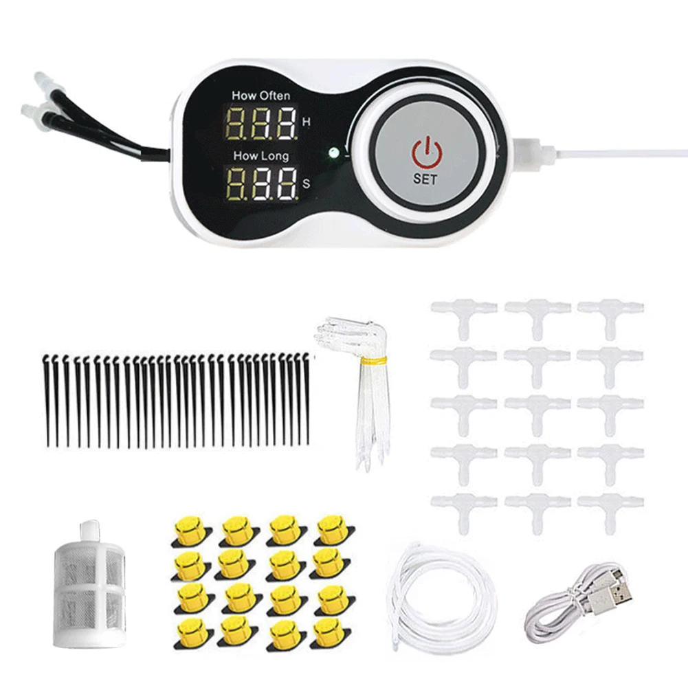 Intelligent Flower Watering Device Sprayer Timing Irrigation Water Sprayer Household Gardening Irrigator Watering Planter System 
Intelligent Flower Watering Device Sprayer Timing Irrigation Water Sprayer Household Gardening Irrigator Watering Planter System