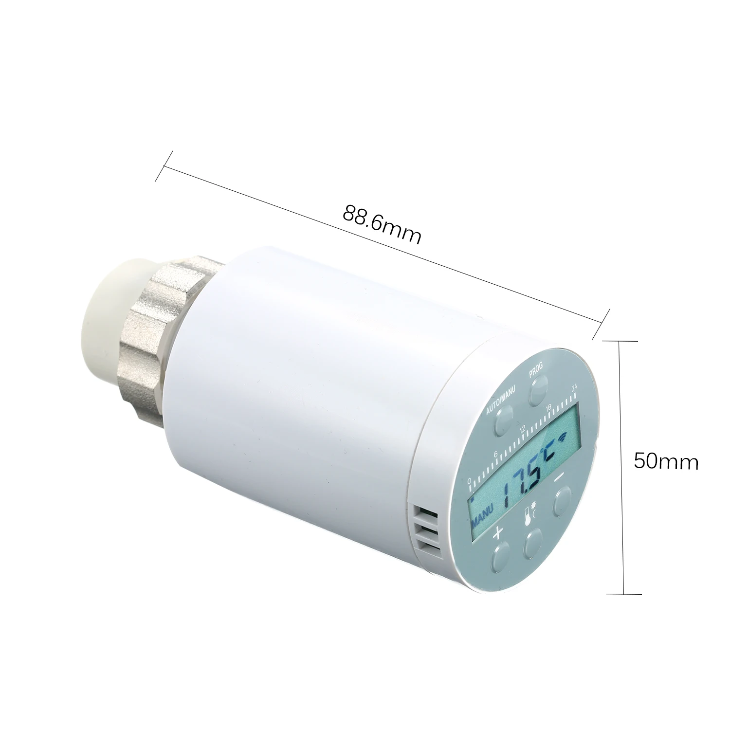 SEA801-APP Thermostat Temperature Controller Heating And Accurate TRV Thermostatic Radiator Valve Programmable Voice Controller
SEA801-APP Thermostat Temperature Controller Heating And Accurate TRV Thermostatic Radiator Valve Programmable Voice Controller