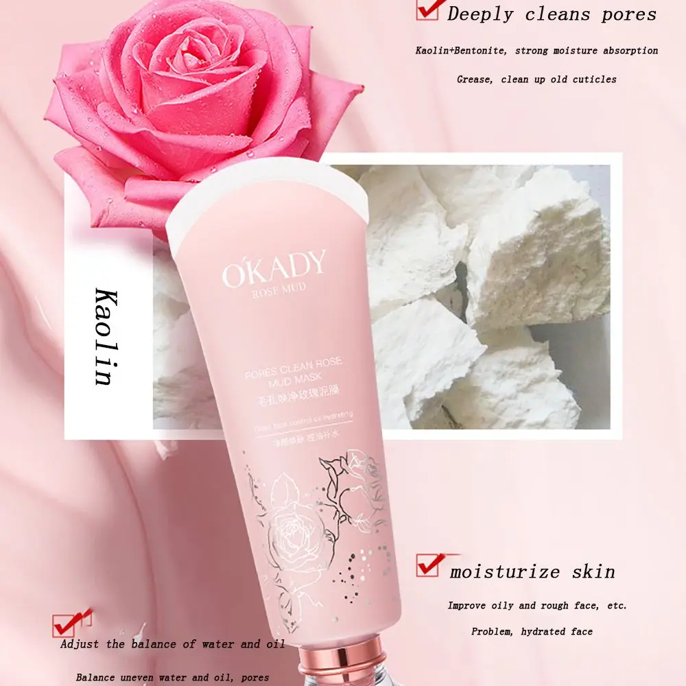 Rose Mud Mask Deep Cleansing Pores Refreshing Facial Skin Cleansing Masks Beauty Whitening Facial Mask Skin Care Products 80g
Rose Mud Mask Deep Cleansing Pores Refreshing Facial Skin Cleansing Masks Beauty Whitening Facial Mask Skin Care Products 80g