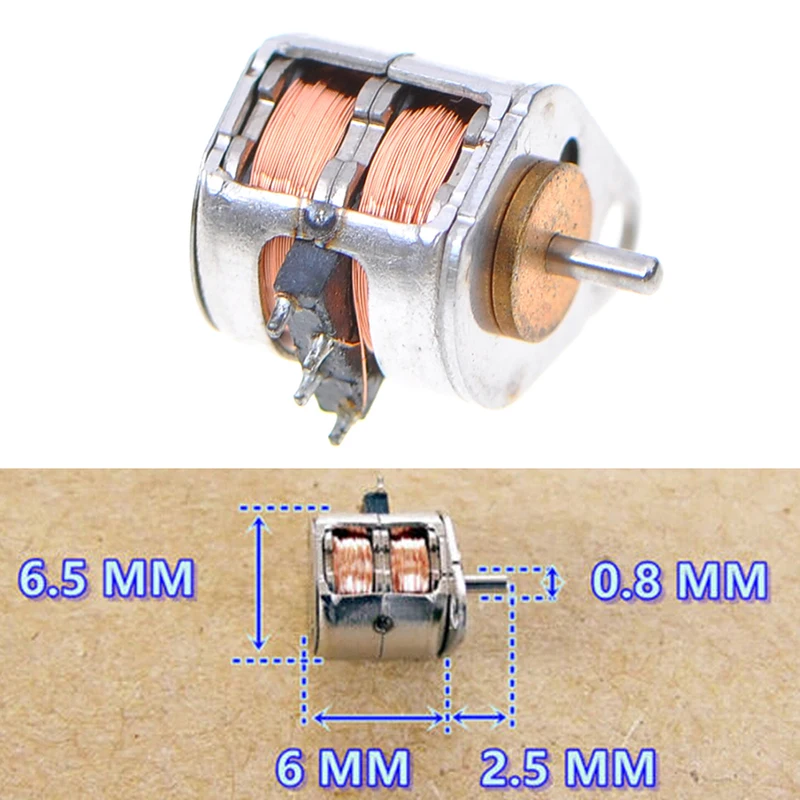1pc DIY 6.5*6MM Micro 2-Phase 4-Wire Stepper Motor Micro Mini Stepper Motor With Rod
1pc DIY 6.5*6MM Micro 2-Phase 4-Wire Stepper Motor Micro Mini Stepper Motor With Rod
