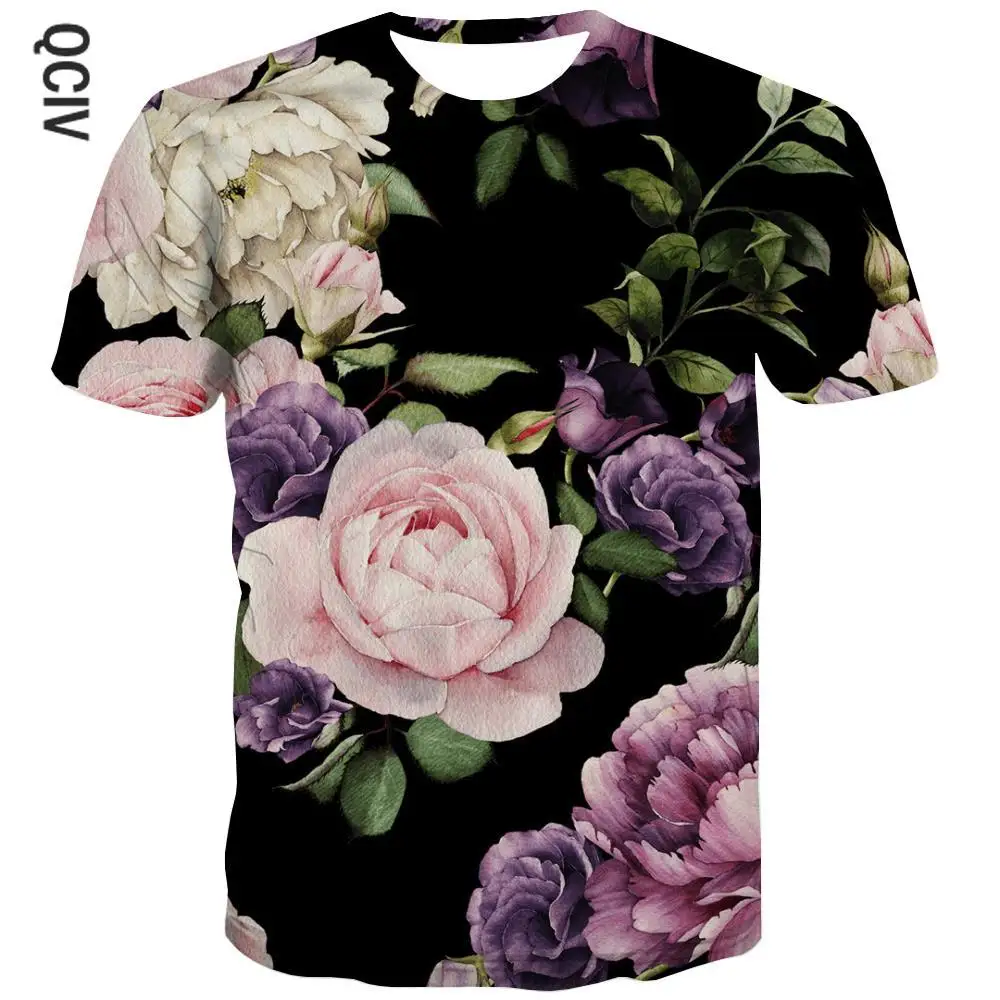 QCIV Flower T-shirt Girl Painting Tshirts Casual Art Tshirt Printed Peony Flower T-shirts 3d Short Sleeve summer New Streetwear
QCIV Flower T-shirt Girl Painting Tshirts Casual Art Tshirt Printed Peony Flower T-shirts 3d Short Sleeve summer New Streetwear