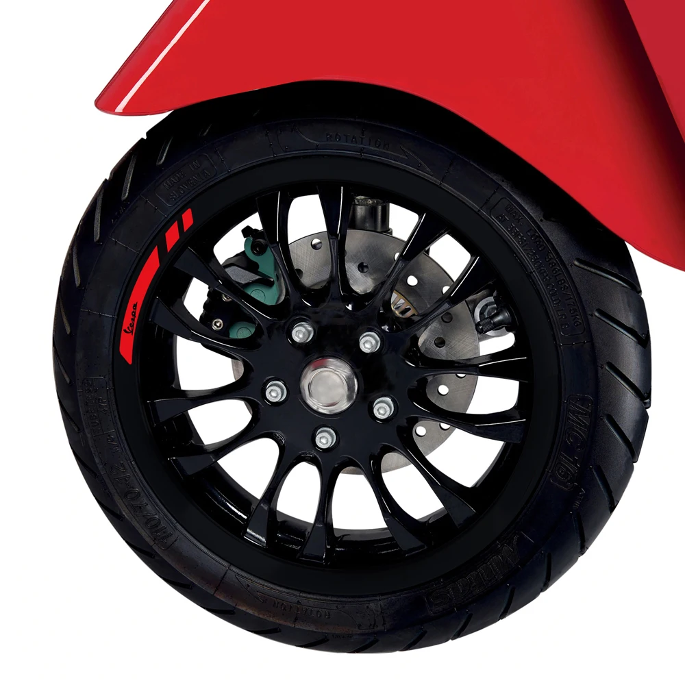 Reflective PVC Wheel Decal Rim Sticker Case For Vespa Sprint GTS 50 GTS 125 GTS 150 GTS 250 GTS 300 Motorcycle Sticker