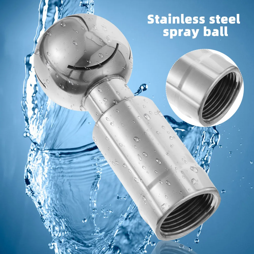1pc Stainless Steel 360 Degrees Rotatory Spray Tank Cleaning (Silver)
1pc Stainless Steel 360 Degrees Rotatory Spray Tank Cleaning (Silver)