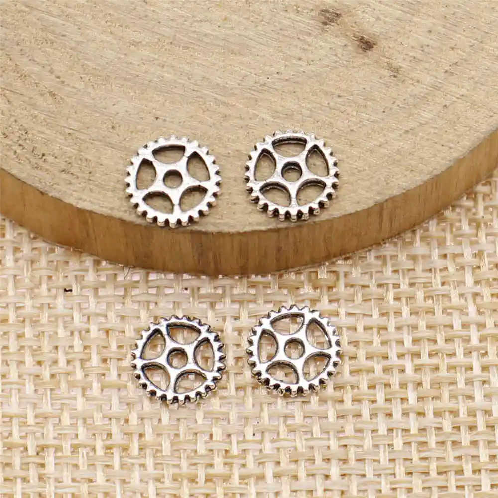 Jewelery Pendants Making Charms For Jewelry 80pcs Gear Charms 8mm Antique Silver Plated
Jewelery Pendants Making Charms For Jewelry 80pcs Gear Charms 8mm Antique Silver Plated