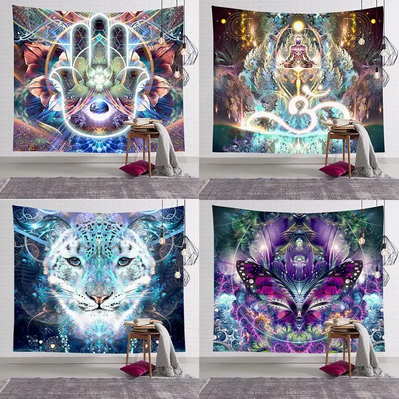 India Mandala Tapestry Wall Hanging Psychedelic Hippie Night Moon Tapestry Mandala Wall Carpet Boho Decor Wall Cloth Tapestries
India Mandala Tapestry Wall Hanging Psychedelic Hippie Night Moon Tapestry Mandala Wall Carpet Boho Decor Wall Cloth Tapestries