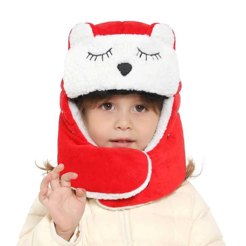 Autumn Winter Children's Hat Outdoor Waterproof Warm Lamb Wool Baby Lei Feng Hat Windproof Camping Cycling Headwear
Autumn Winter Children's Hat Outdoor Waterproof Warm Lamb Wool Baby Lei Feng Hat Windproof Camping Cycling Headwear